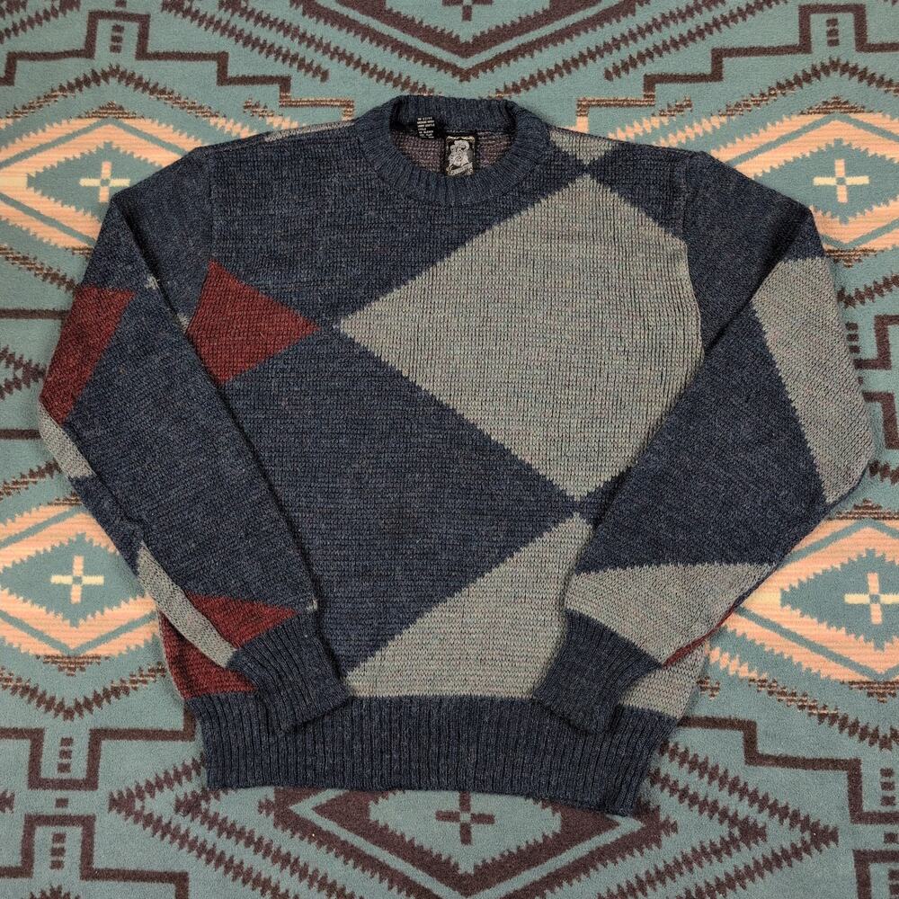 Kennington California Vintage Sweater Medium Pullover Acrylic Wool Blend Cottage